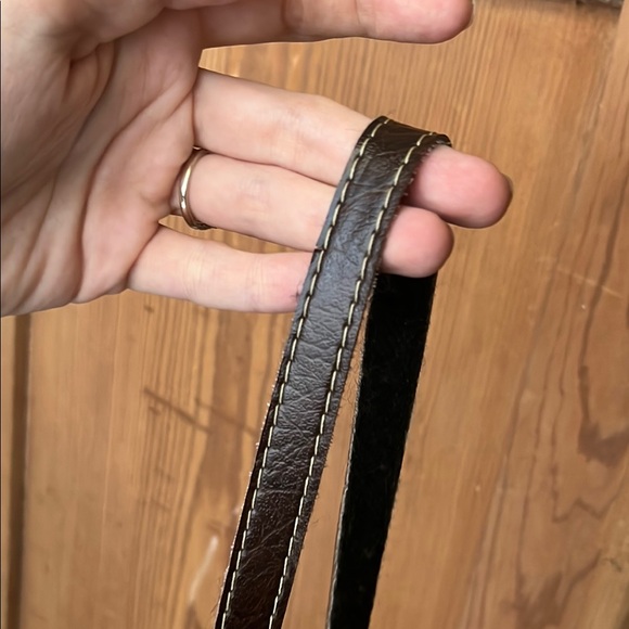 Bohemian Brown and greenish Tan crossbody Handbag - Picture 5 of 6